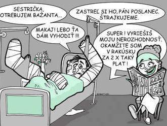 KARIKATÚRA Sestričky štrajkujú