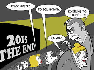 KARIKATÚRA Rok 2015 ako zlý film