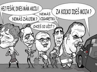 KARIKATÚRA Opozícia sa ponúka Ficovi: On si už vybral!