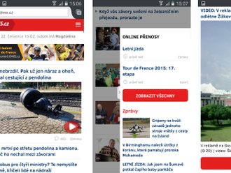 iDNES.cz má novou mobilní verzi s většími fotkami a jedním menu navíc