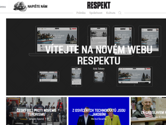 Týdeník Respekt spustil nový web a začíná předem moderovat diskuse