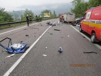 FOTO Tragédia pod Strečnom: Zrážku v protismere neprežil Čech Miloslav  