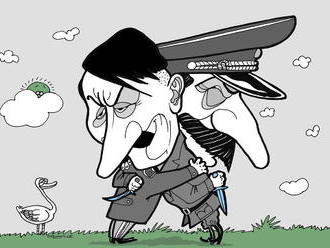 KARIKATÚRA Láska medzi Stalinom a Hitlerom