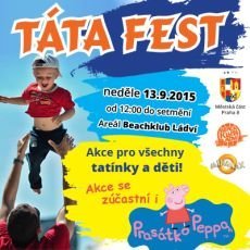 Táta fest 2015 aneb Prasátko Peppa v Beachklubu Ládví