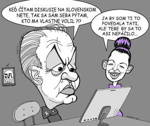 KARIKATÚRA Kiskovo biele Slovensko