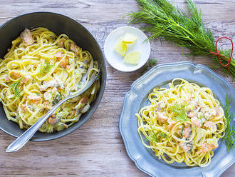 Skvělá večeře během chvilky? Zkuste linguine s uzeným lososem!