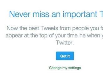 Twitter pustil nové řazení tweetů. Místo času už rozhoduje algoritmus