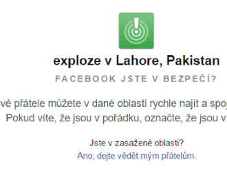 Facebook se omluvil za chybnou výzvu ohledně útoku v Pákistánu