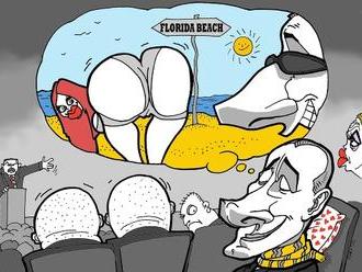 KARIKATÚRA Florida beach