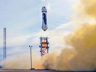 Stejná raketa, třetí vzlet a bezpečné přistání: Ohromující záběry od Blue Origin