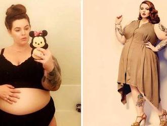 XXL modelka Tess Holliday je v osmém měsíci těhotenství, a není to vidět!