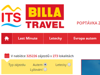 ITS Billa Travel o svých zákaznících prozrazuje na webu až příliš