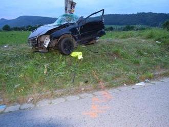 FOTO Tragická nehoda pri Sl. Ľupči: Zbesilá jazda na mercedese, ďalšia zbytočná smrť mladých