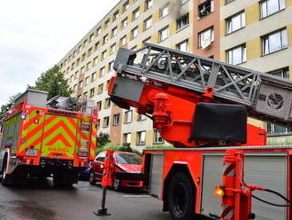 Požár bytu v Karviné skončil tragicky, jeden člověk zemřel