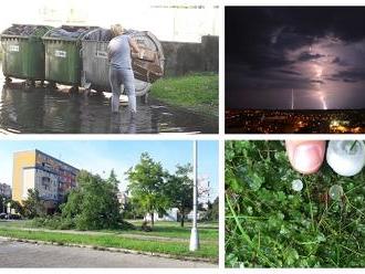 VIDEO Slovenskom sa prehnala ničivá búrka: Obrovské škody, zasahovali hasiči, padali aj krúpy!