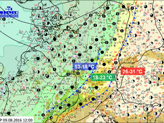 Pozrite sa, čo sa na nás valí: Meteorológovia ukázali najhorší scenár, bŕŕŕ, aké teploty!