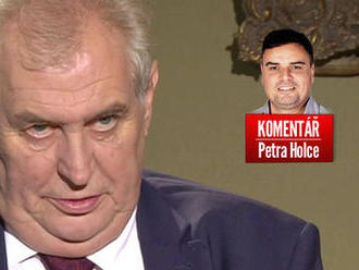 Komentář: Zeman si chce sklidit strach z migrantů, který sám po Česku zasel