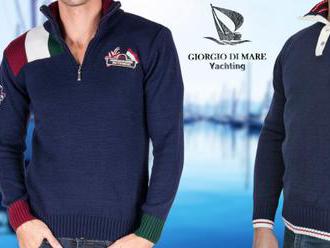 Značkové pánske svetre Giorgio Di Mare - podľahnite luxusnej talianskej móde.