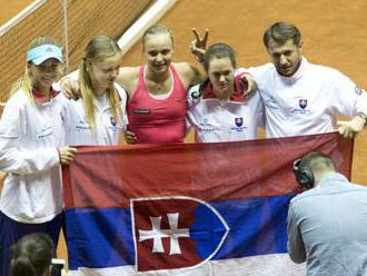 FED CUP: Tenistky SR nastúpia proti Rusku na harde v NTC