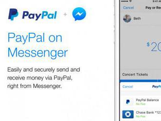 Facebook se propojuje s PayPalem. Zavede platby kartou přes vlastní Messenger