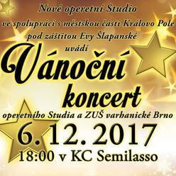 Vánoční koncert operetního Studia 06.12.2017