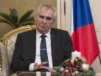 Miloš Zeman vo vianočnom posolstve ocenil výsledky Českej republiky