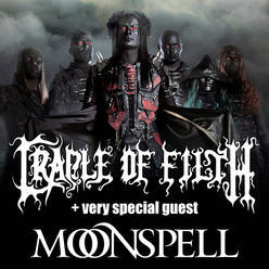 CRADLE OF FILTH   + guest Moonspell   18.01.2018