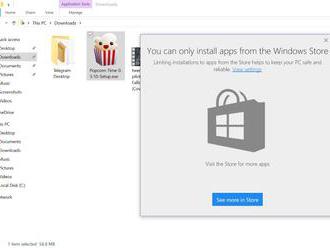 Windows 10 budou moct blokovat instalace programů, které nejsou z Windows Store