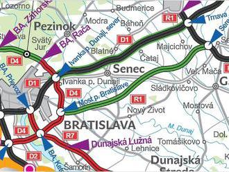 Odštartovali prípravu pre rozšírenie cesty Bratislava - Senec