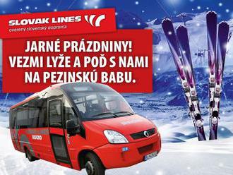 Slovak Lines posilňuje dopravu na lyžovačky počas jarných prázdnin