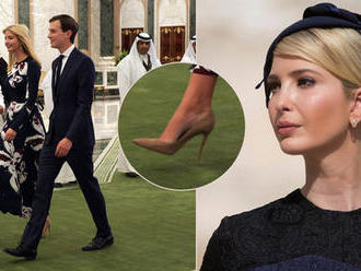 Nestydatá Ivanka Trump: Ukázala arabským šejkům svůj holý kotník