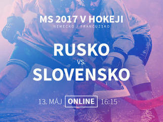 ONLINE z MS 2017: Rusko - Slovensko