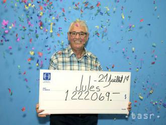 Kanadský dôchodca vyhral v lotérii už druhýkrát milión dolárov