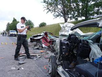 FOTO Ďalšia smrť na cestách: Chevrolet vletel pri Poprade do protismeru, chlapček   neprežil