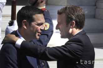 Francúzsky prezident Macron povzbudzoval Grékov ohľadom reforiem