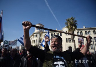 Grécki policajti protestovali proti úsporným opatreniam vlády