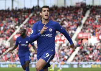 Morata hetrikom zariadil výhru Chelsea Londýn