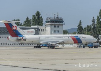 Lietadlo letky MV SR TU-154M letelo poslednýkrát