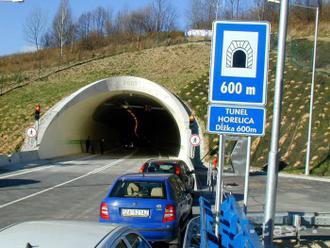 Vodiči, pozor: Tunel Horelica od piatka úplne uzatvoria
