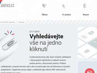   Portál Justice.cz čeká velký redesign, takhle vypadá jeho pracovní verze