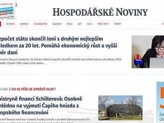   Hospodářské noviny redesignovaly svůj zpravodajský server iHNED.cz