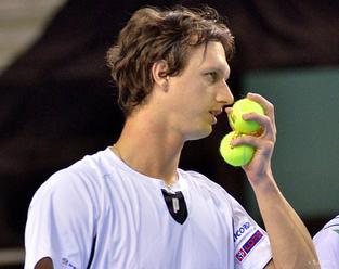 DAVIS CUP: Polášek si užíva návrat do tímu, proti Mirnému si verí