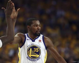 NBA: Golden State vyhrali na palubovke NY Knicks, Durant dal 41 bodov