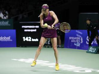 Svitolinová triumfovala vo finále MS WTA Tour nad Stephensovou