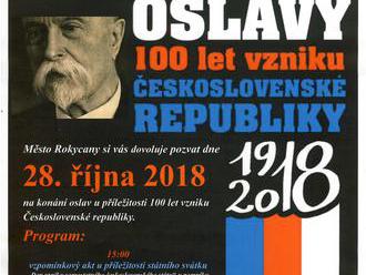 Oslavy vzniku republiky s lampionovým průvodem - Rokycany