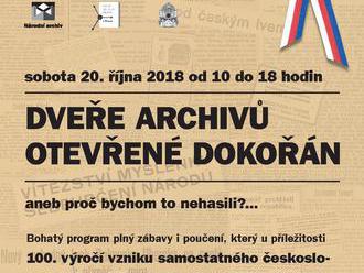 Den otevřených dveří - Národní archiv a Státní oblastní archiv v Praze