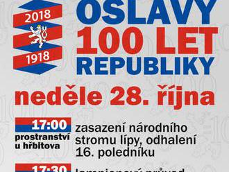 Oslavy vzniku republiky s lampionovým průvodem - Skuteč