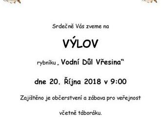 Výlov rybníka Vodní důl - Vřesina