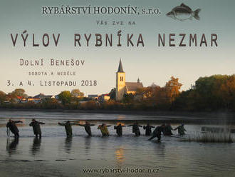 Výlov rybníka Nezmar - Dolní Benešov