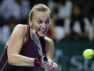 Kvitová začala WTA Finals prehrou, Plíšková zdolala papierovú favoritku